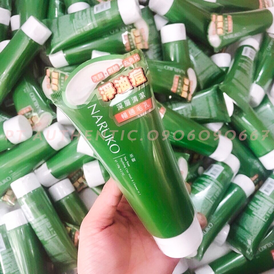 Sữa rửa mặt dạng bùn Naruko trà tràm Tea Tree Purifying Clay Mask and Cleanser in 1 120 gr