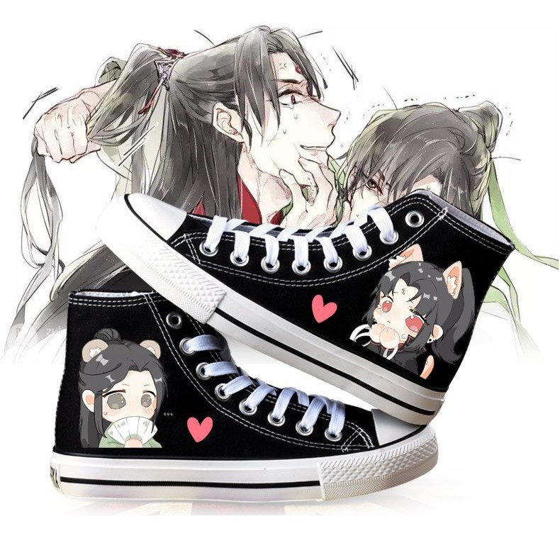 Giày thể thao cổ cao HỆ THỐNG TỰ CỨU CỦA NHÂN VẬT PHẢN DIỆN anime chibi size nam nữ 35 - 44