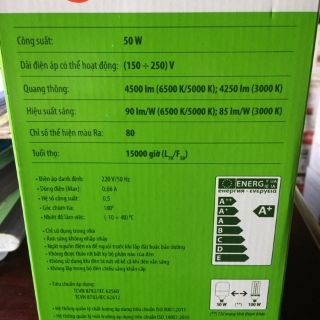 Bóng led 50w rạng đông