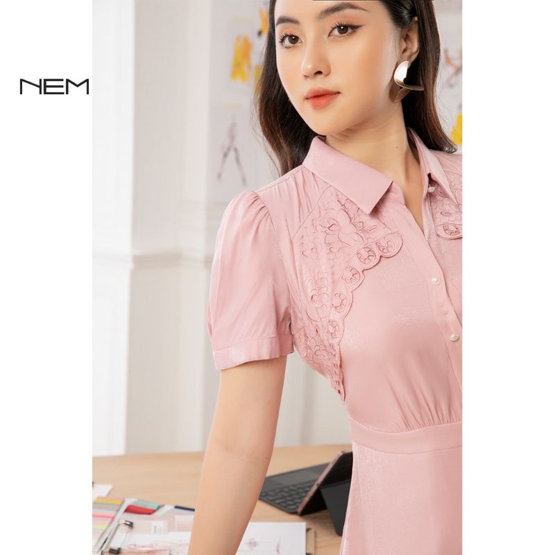 Đầm xòe A cổ đức hãng NEM sale