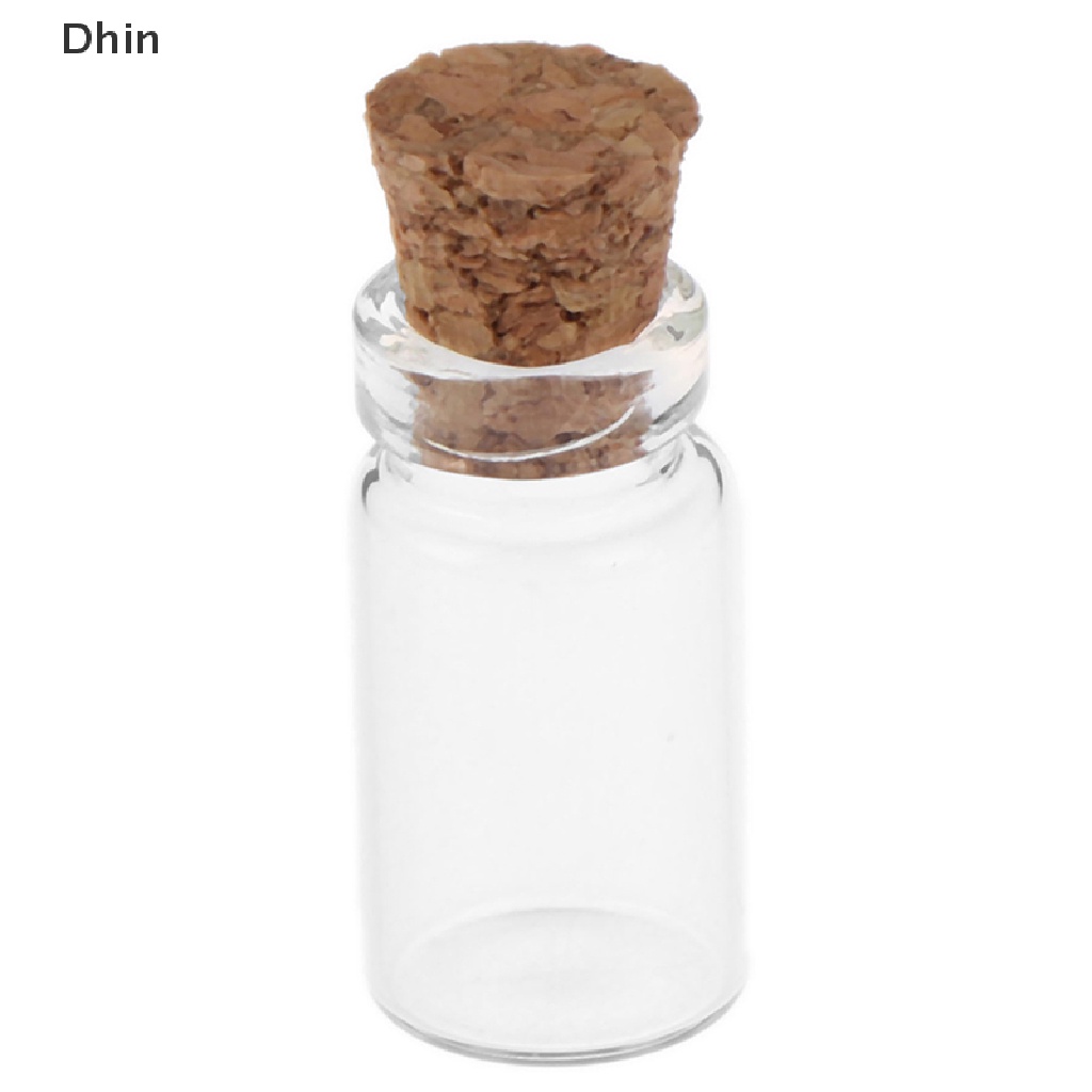 [Dhin] 10Pcs 1:12 Dollhouse Miniature Glass Bottle Jars Food Storage Kitchen Accessorie COD