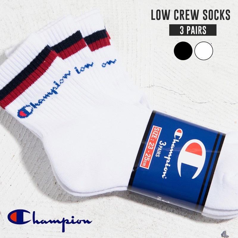 Vớ CHAMPION Cổ Cao, Cổ Lửng