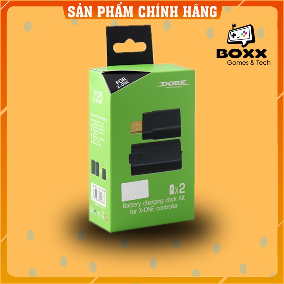 Pin sạc cho Tay Cầm Xbox One, Xbox One S, Xbox Series X, pin sạc xbox chính hãng dobe | WebRaoVat - webraovat.net.vn