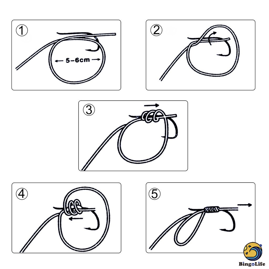 Bingolife 50PCS Iseni Fishing Hook Universal Hook Thép Carbon Cao Chống Ăn Mòn Móc Cong Xử Lý Móc Câu Tôm Móc Biển