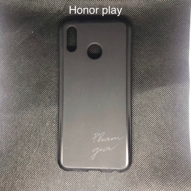 Ốp lưng honor play dẻo đen