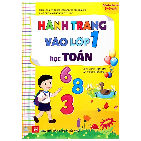 Sách Hành Trang Vào Lớp 1 - Học Toán
