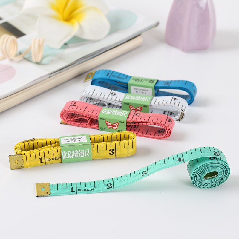 Thước dây 150cm đo eo, ngực, mông, thước thợ may Hàng New
