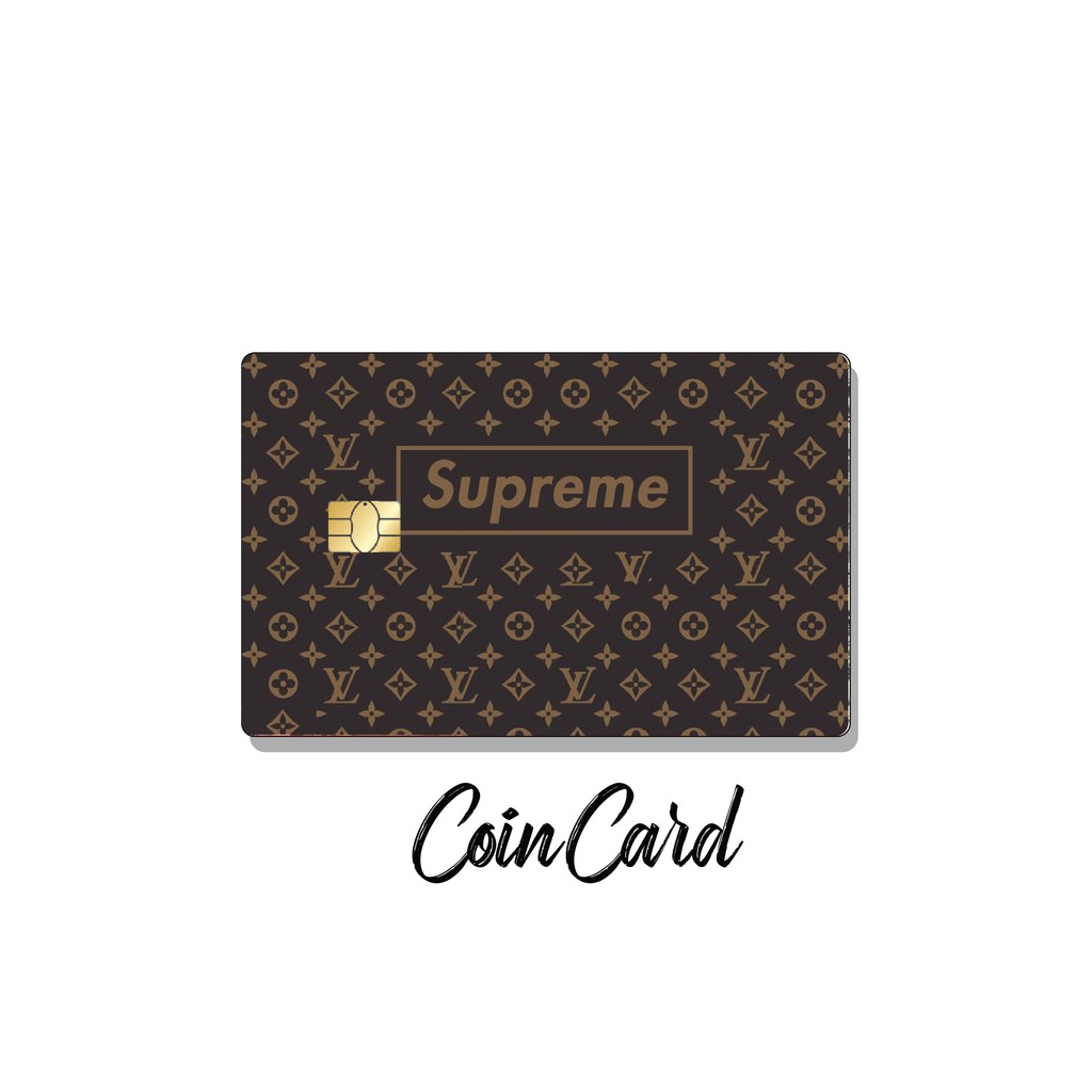 SUPREME (Sticker / Miếng dán Thẻ ATM, Thẻ Ghi nợ, Tín dụng)  | Dán thẻ ATM COINCARD