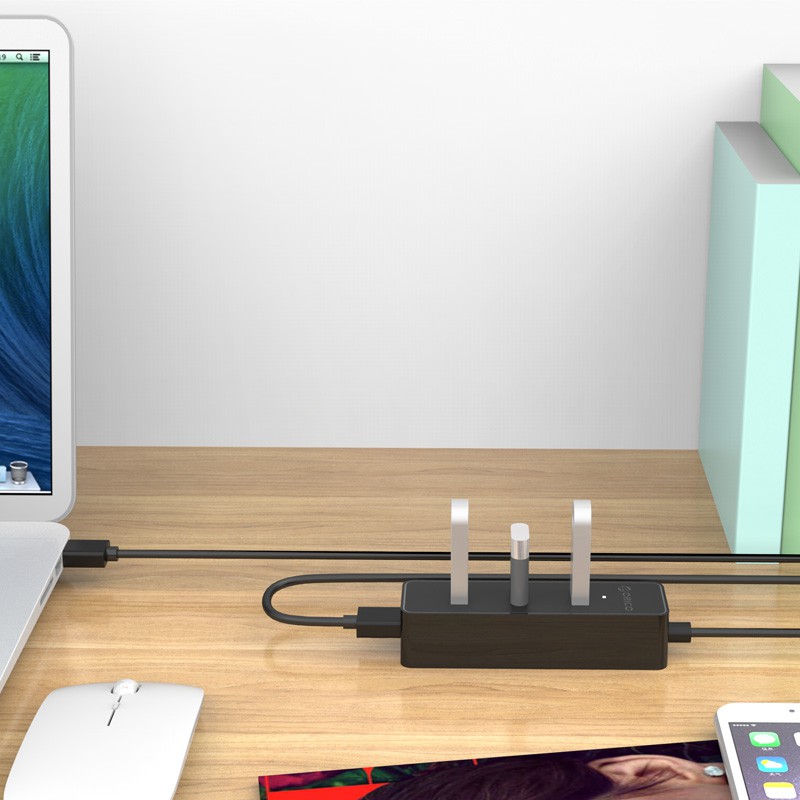 Bộ chia 4 cổng USB 3.0 W5PH4 Orico️Hub USB 3.0 Tốc độ cao Chính Hãng Orico ️Bảo hành 12 tháng 1 đổi 1 ️Tặng 1 LED U