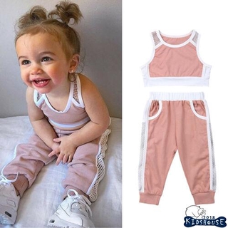Set đồ thể thao 2 món xinh xắn cho bé gái