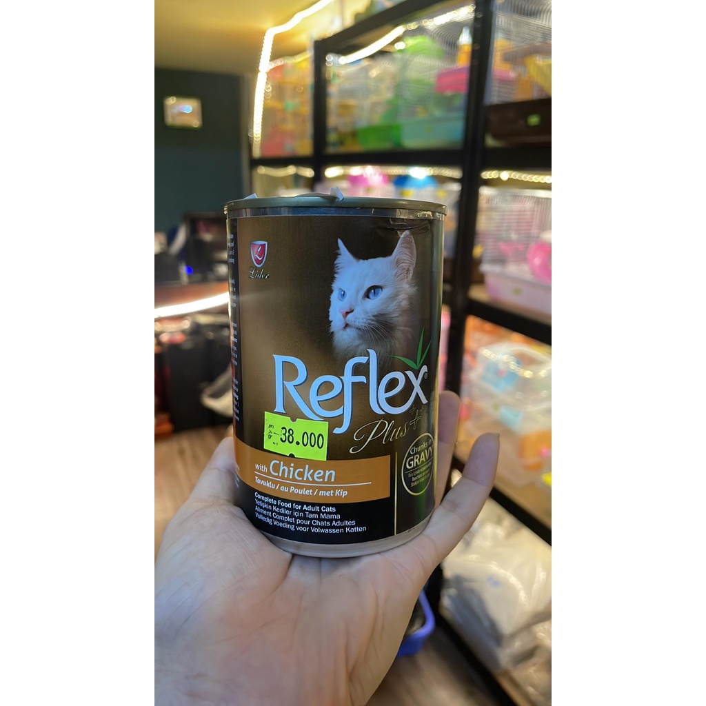 PATE lon 400gram hiệu REFLEX cho MÈO mua 5 tặng 3 súp
