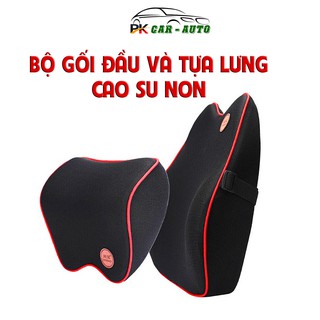 [XẢ] GỐI TỰA ĐẦU, TỰA LƯNG CAO SU NON CAO CẤP 2020