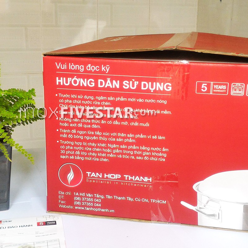 NỒI LUỘC GÀ FIVESTAR 36CM ĐUN TỪ