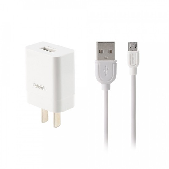 [Mã ELORDER5 giảm 10k đơn 20k] Bộ Sạc Micro USB Remax RP U112 Chính Hãng - BH 12 Tháng - Bộ Cốc Cáp Sạc