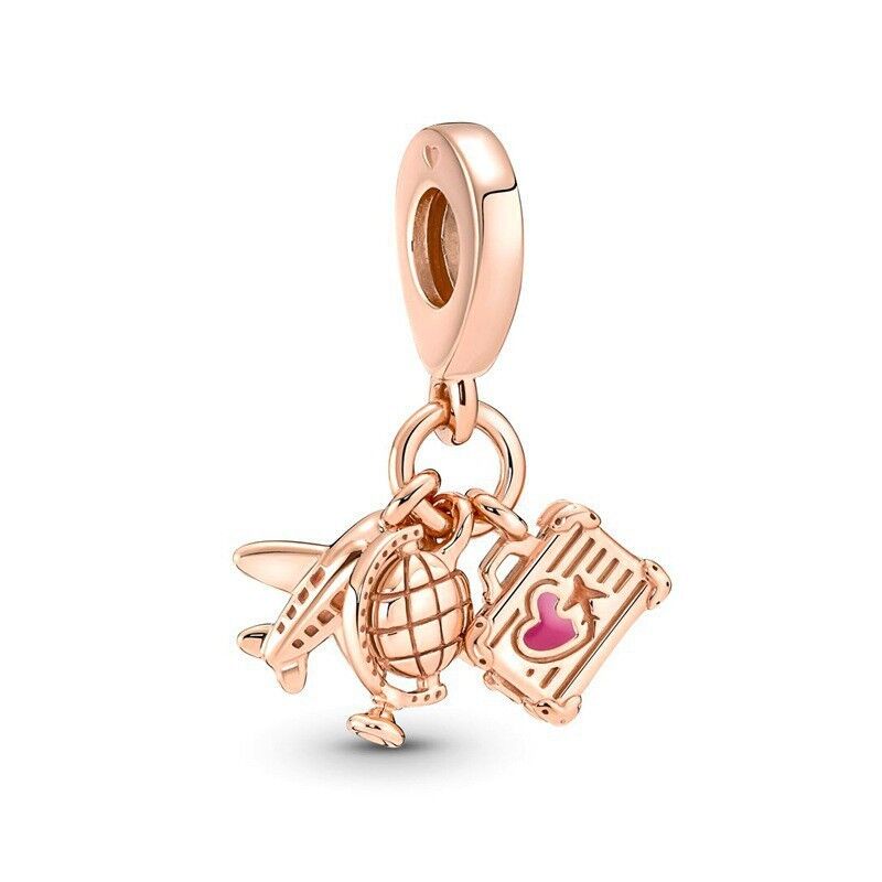 Mặt Dây Chuyền Mạ Bạc S925 Hình Cuốn Sách / Đầu Lâu / Thỏ