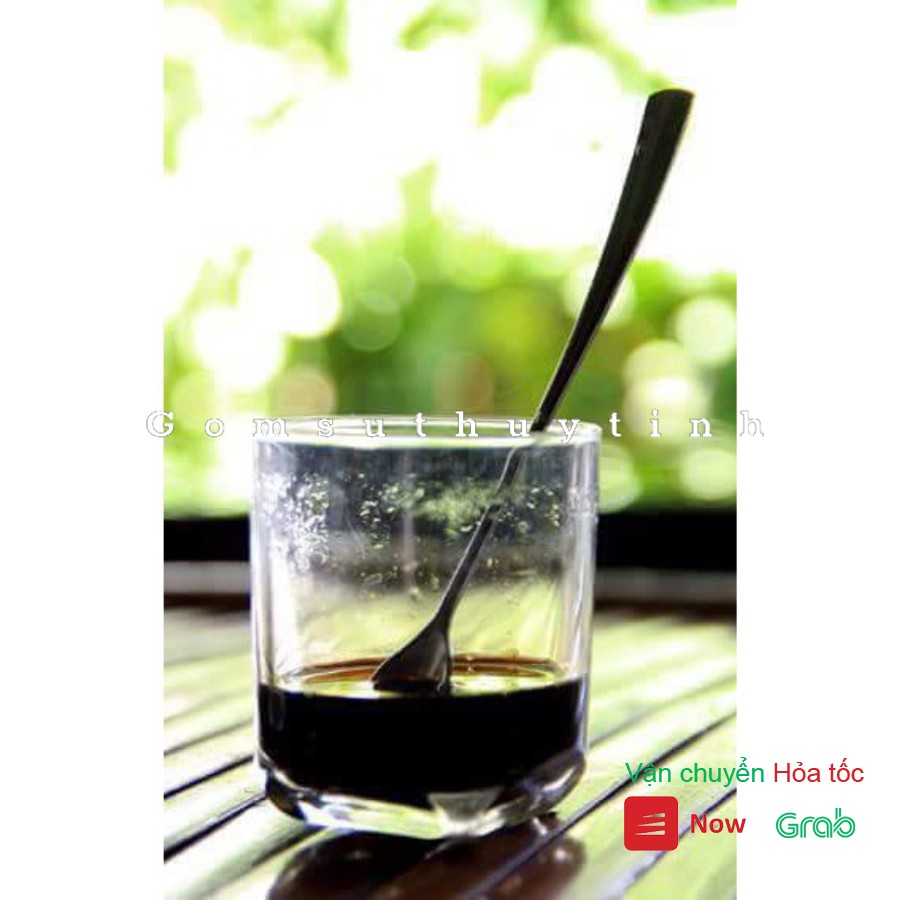 Bộ 6 ly thuỷ tinh bầu lùn bầu góc