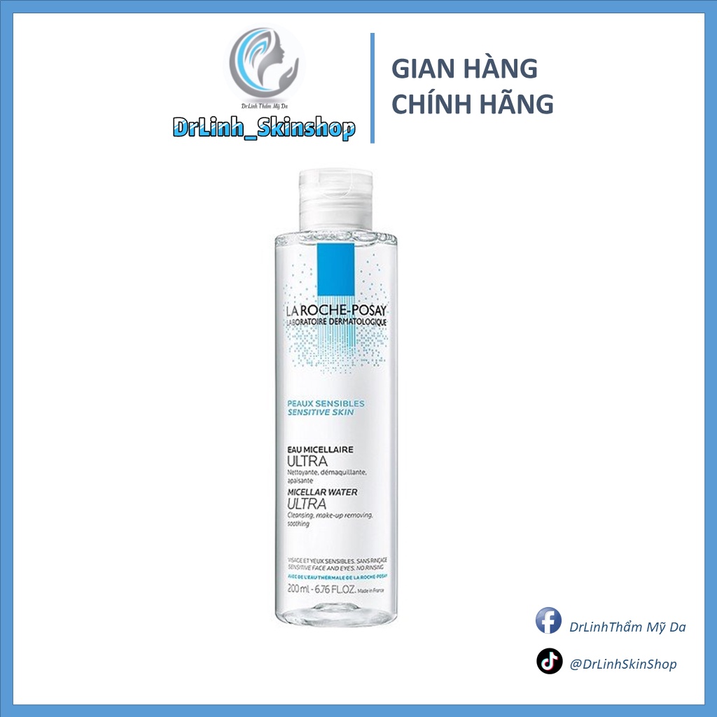 Nước Tẩy Trang Cho Da  Nhạy Cảm La Roche Posay Micellar Water Ultra Sensitive Skin TT06