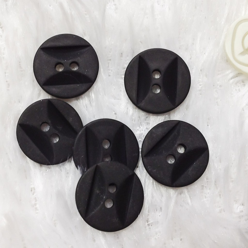 Nút áo nhựa cúc khuy nhiều màu sắc xinh xắn đính kết trang phục dùng làm đồ thủ công DIY size 1.5cm