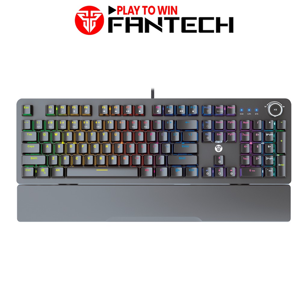 Bàn Phím Cơ Gaming Full-sized Có Dây Fantech MK853 MAXPOWER Outemu Blue/Red Switch RGB Gradient - Hàng Chính Hãng