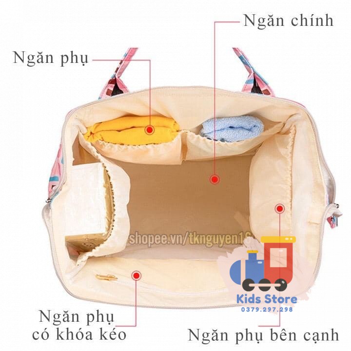 Balo bỉm sữa giữ Nhiệt Cao Cấp BEIKOU