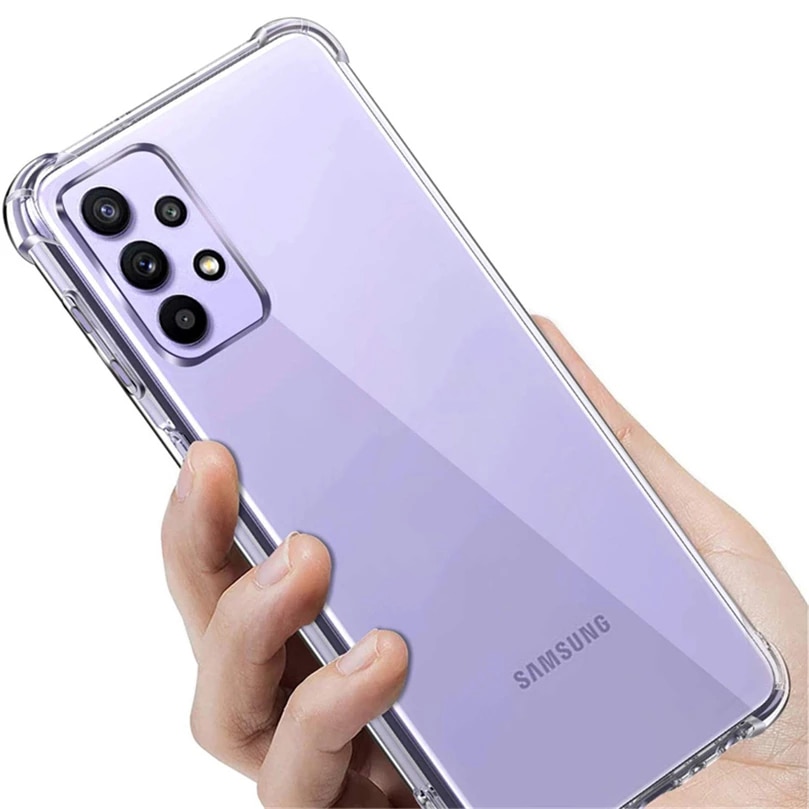 Ốp lưng mềm trong suốt chống sốc cho Samsung Galaxy A14 A24 A34 A54 A03 A04 A04S A04E A02S A03S A12 A22 A32 A42 A52 A72 A10 A20 A30 A50 A10S A30S A50S A21S A52S A11 A31 A51 A71 M12 A13 A23 A33 A53 A73