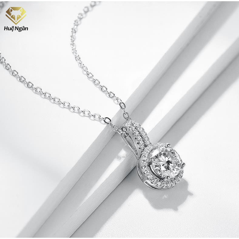 Dây chuyền bạc Ý 925 Huệ Ngân - Vòng tròn cá tính PP1593