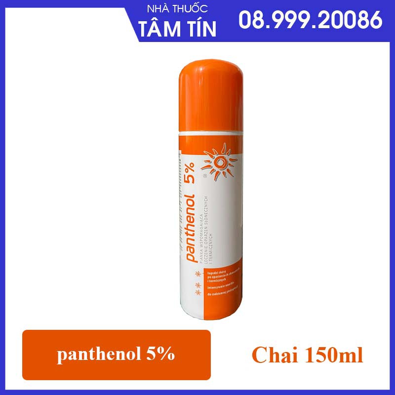 [Chính Hãng] Xịt bỏng  Panthenol 5%- Chai xịt 150ml