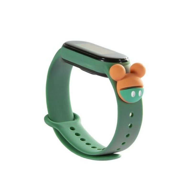 Đồng hồ điện tử đeo tay mini tặng kèm sticker 3d dễ thương