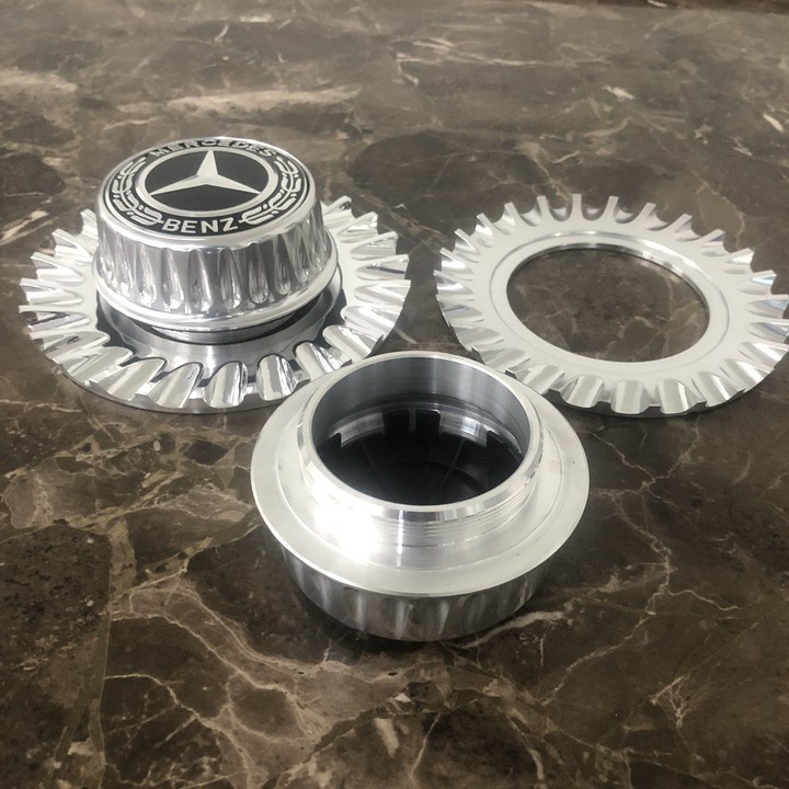 Logo chụp mâm, ốp lazang bánh xe ô tô Maybach BC-011 - GIÁ 1 CHIẾC