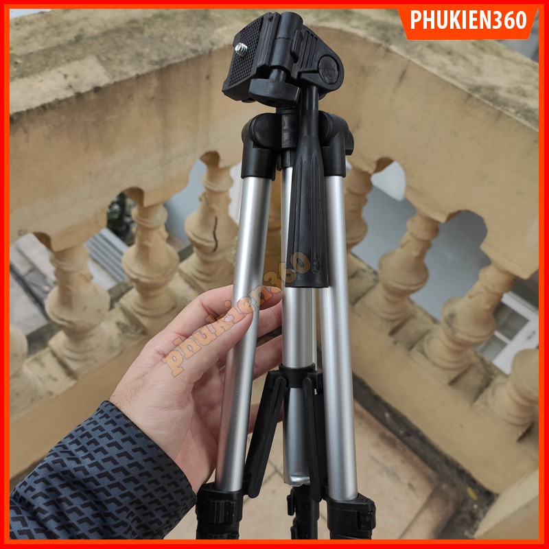 Gậy 3 Chân Tripod Mini TF- 3110, 3120 Kéo Dài Được Và Giá Đỡ Điện Thoại