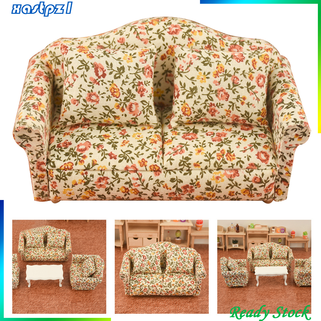 Bộ Ghế Sofa 1 / 12 Trang Trí Nhà Búp Bê