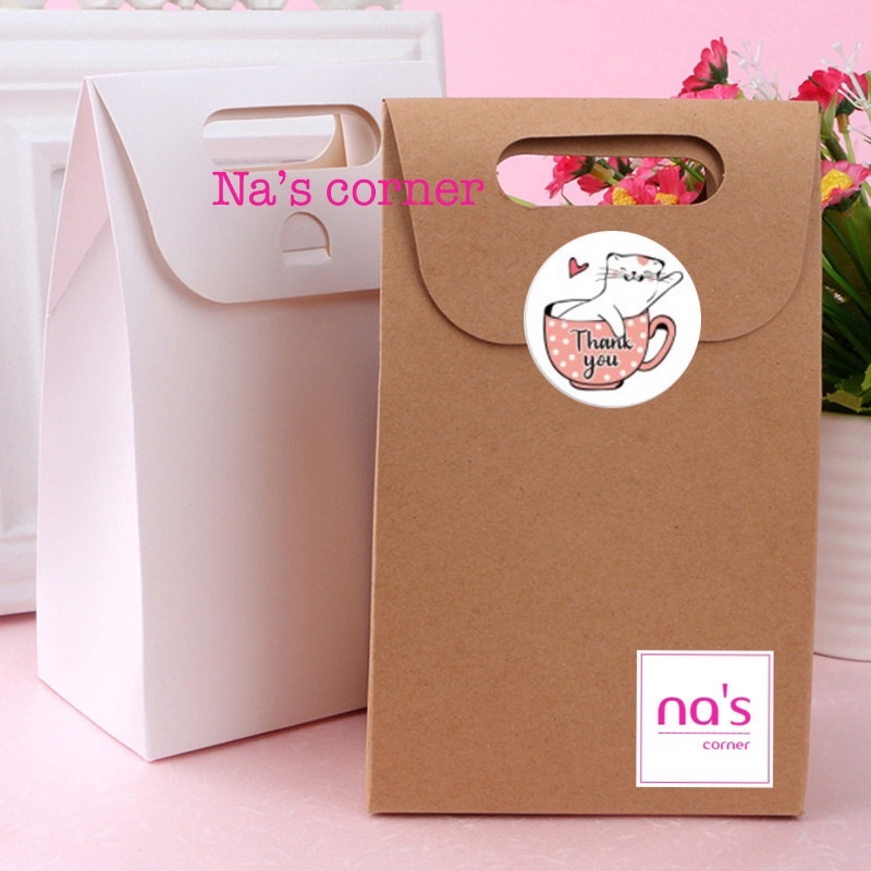 Cuộn 500 tem nhãn dán cảm ơn thank you 2.5cm 3.8cm thankyou dán keo sẵn