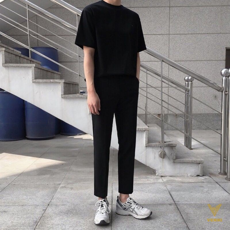 Quần baggy nam Quần Tây Nam phong cách Hàn Quốc ống suông thoải mái mặc siêu dễ chịu - QBY015 VENNI | BigBuy360 - bigbuy360.vn
