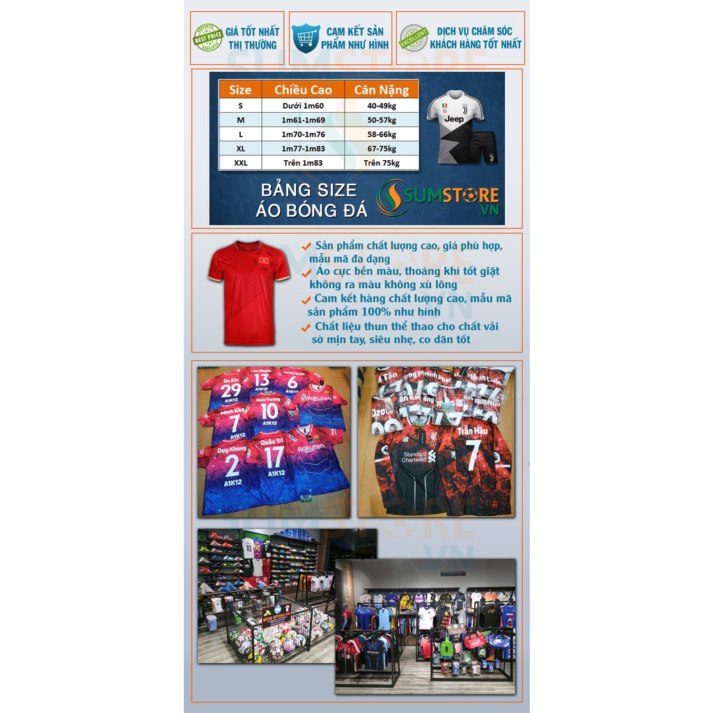 Đồ Đá Banh Không LoGo Thiết Kế Đẹp, Độc Đáo 6 Thành Phố VN Cần Thơ Lý–Áo Bóng Đá, Đồ Thể Thao Nam Nữ Mẫu Mới