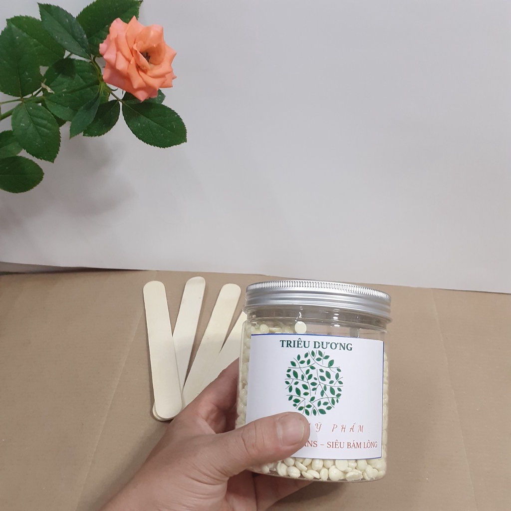 300g sáp wax lông TD hàng siêu bám - đóng hộp xịn xò, tặng kèm que lấy sáp