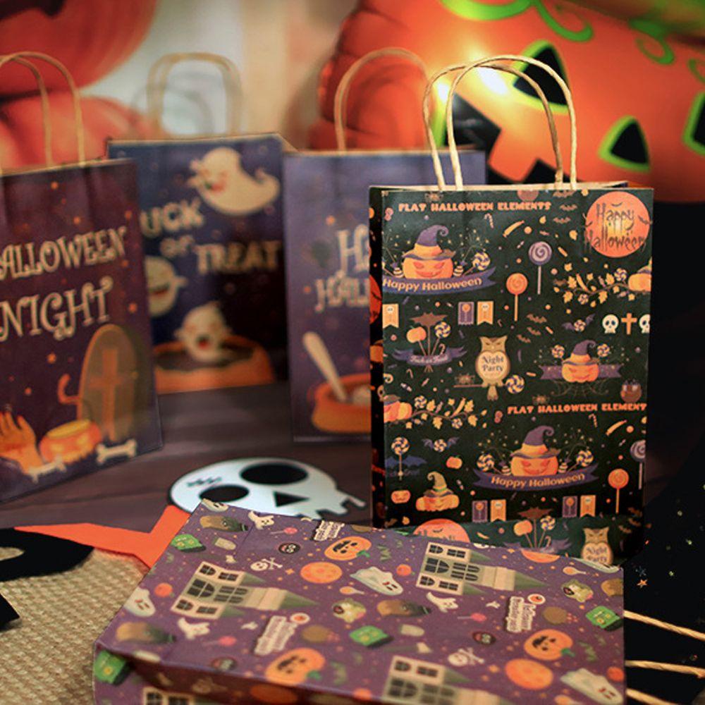 Set 10 Hộp Đựng Kẹo / Thức Ăn Vặt Trang Trí Tiệc Halloween