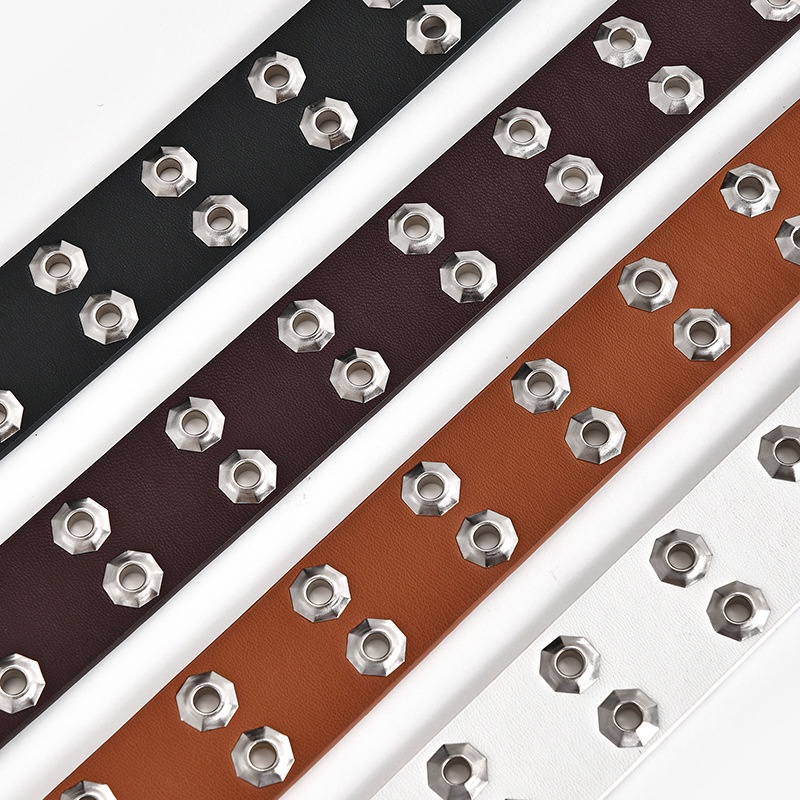 Thắt Lưng Lỗ Hình Bát Giác Sáng Tạo Thời Trang Nữ