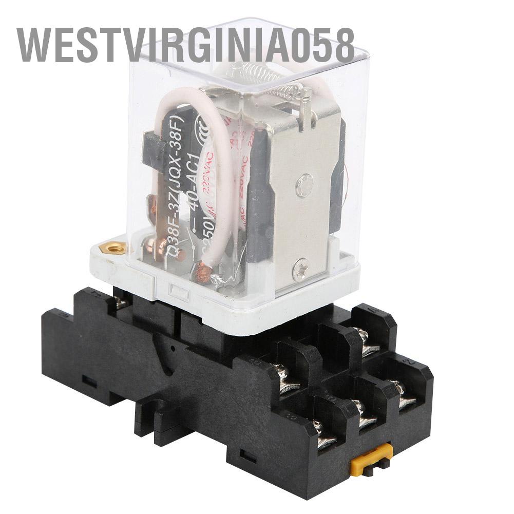 Có thể bán buôn JQX-38F Rơ le trung gian Công suất lớn 3Z 3H 3D Hợp kim bạc Tiếp xúc 40A Hàng giao ngayWestvirginia058