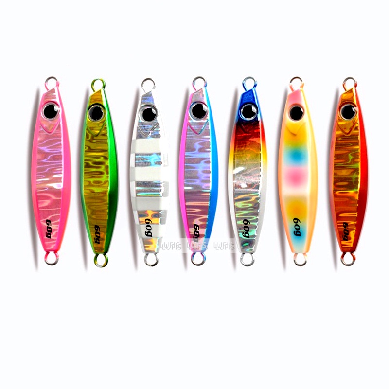 Mồi Câu Cá Giả 7 Màu 40g/60g/80g/100g