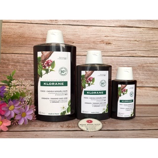 (Chuẩn Pháp-100ml/200ml/400ml) Dầu gội giảm rụng tóc Klorane Quinine et Vitamines B