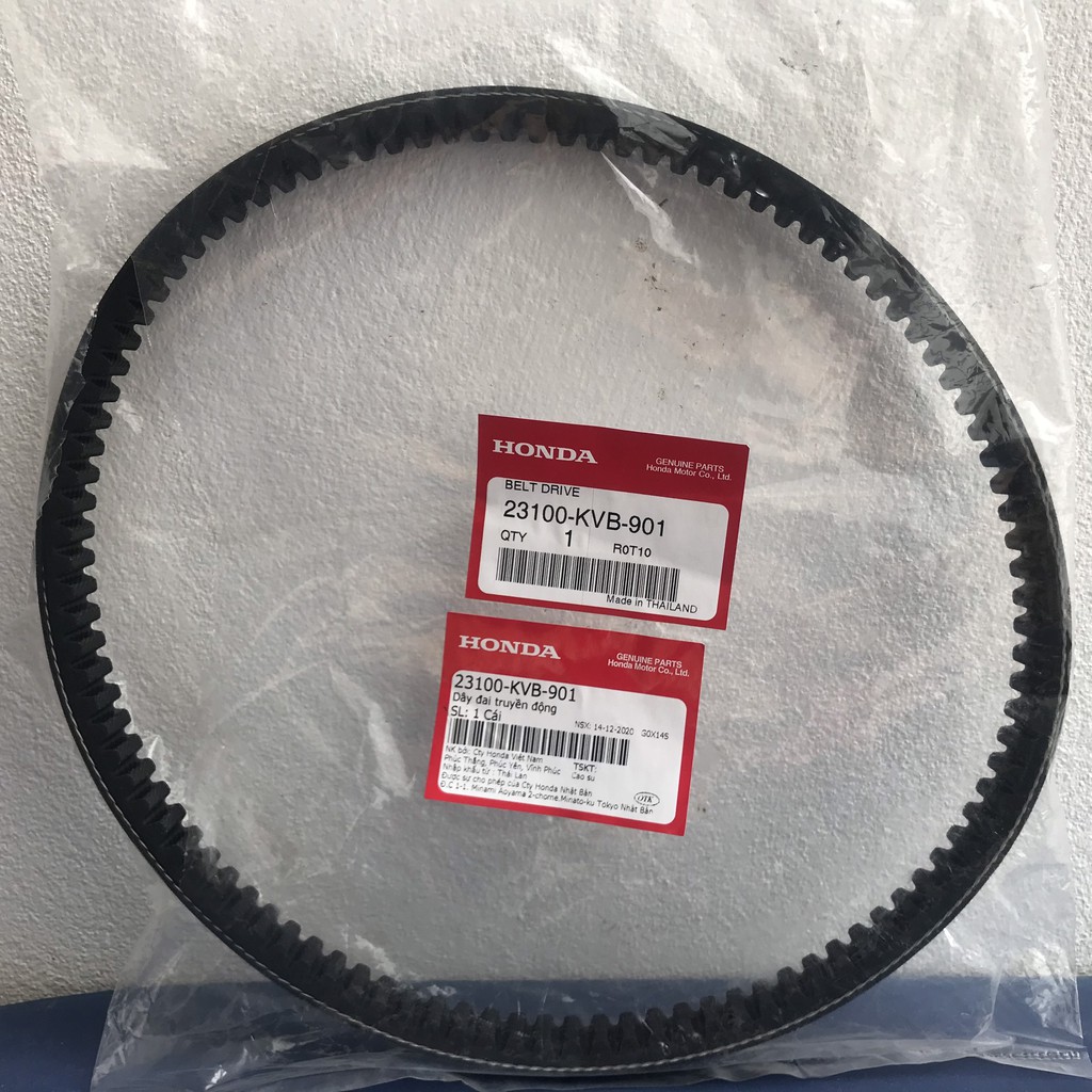 Dây đai truyền chuyển động | Dây Curoa xe máy Air Blade FI (2009 - 2010) zin chính hãng Honda 23100-KVB-901