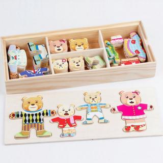 Đồ chơi xếp hình bằng gỗ cho bé