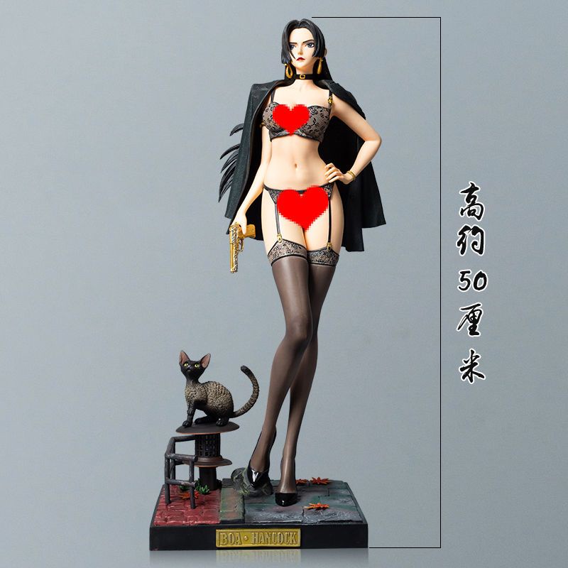 Mô Hình Nhân Vật Hancock Phim Hoạt Hình One Piece Bằng Da