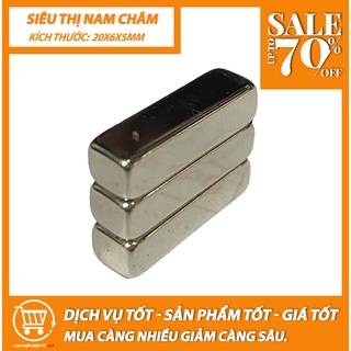 Nam Châm Nam Châm Đất Hiếm Chữ Nhật (Siêu rẻ).