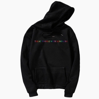 Áo hoodie phong cách Harry Styles in chữ Treat People With Kindness thời trang đường phố cho nam và nữ 