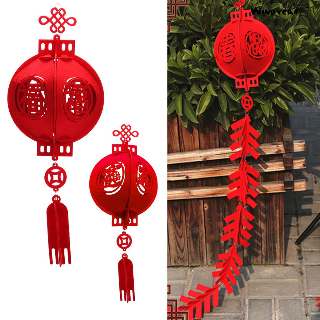 Đèn Lồng Đỏ Thủ Công Phong Cách Trung Hoa Trang Trí Lễ Hội Mùa Xuân