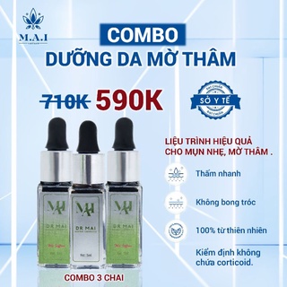Dr mai, Combo giảm mụn thâm mỗi lọ 5ml.