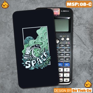 Miếng decal dán máy tính fx-570, fx-580, fx-880, Casio, Vinacal,... Alien MSP: 08