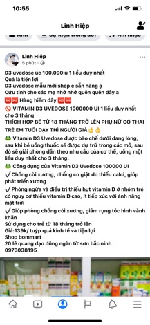 Vitamin d3 uvedose 100.000iu cho bé
