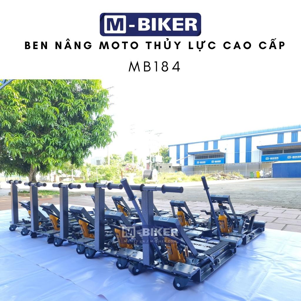 Ben nâng xe moto thủy lực di chuyển cho xe Harley davidson, Triumph, Cruiser, classic, Mbiker MB184